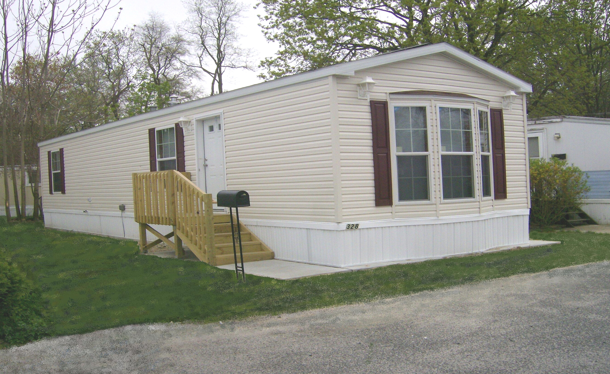 A manufactured home from the Affordable Housing Alliance's Pine Tree Community in Eatontown, New Jersey.