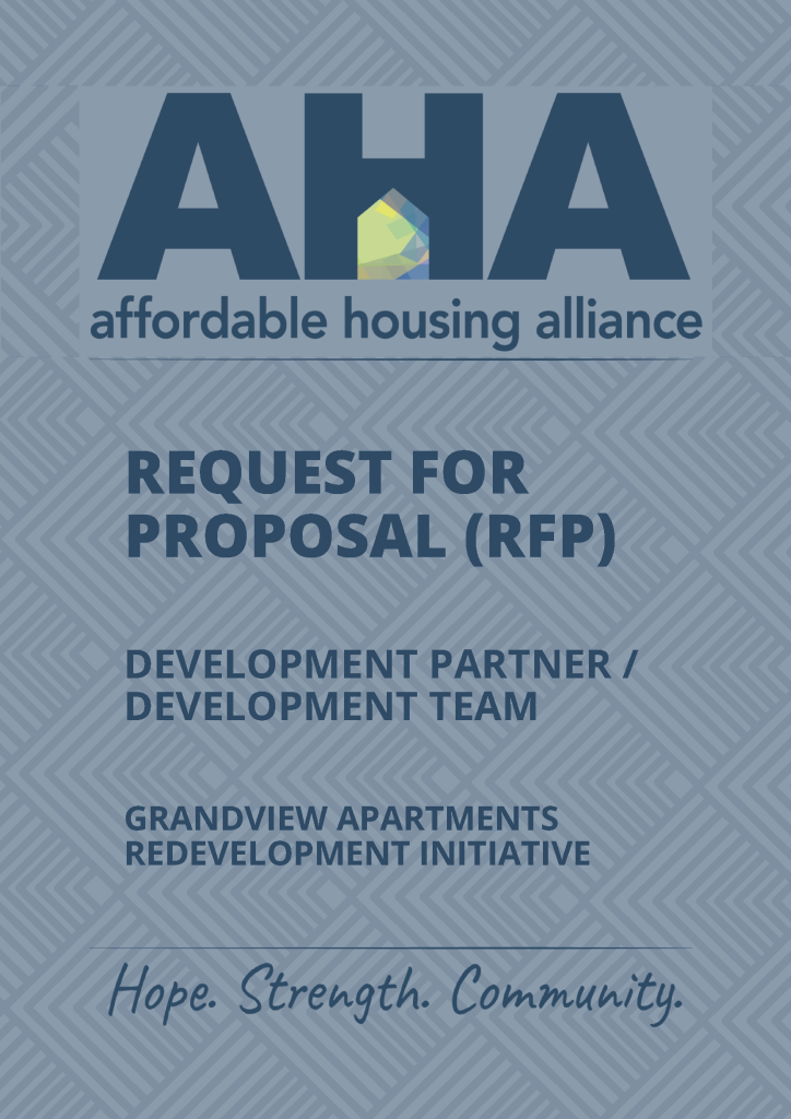 AHA - Request For Proposal-1 Cover